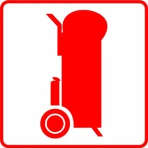 Fire Trolley Sticker