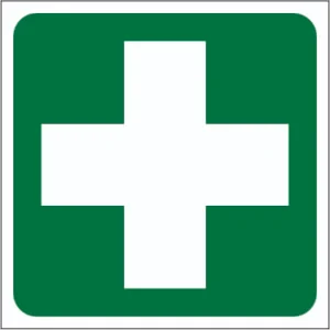 Indication of First Aid Sticker