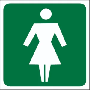 Toilet for Females Sticker