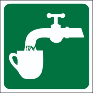 Drinking Water Sticker