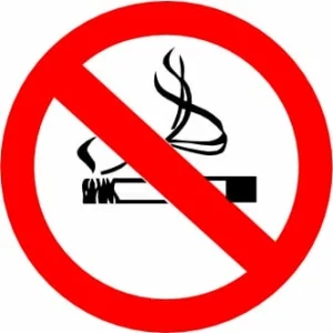 Smoking Prohibited Sticker