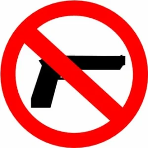 Carrying Of Firearms Prohibited