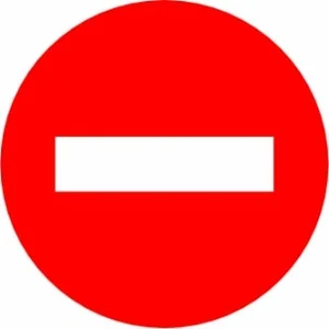 Proceeding Beyond This Point Prohibited