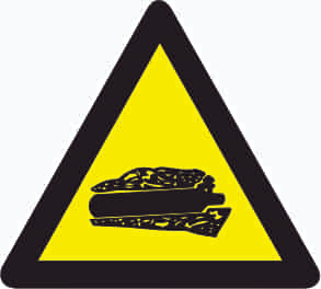 Beware of Confined Gases Sign