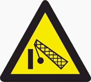 Beware of Demolition Area Sign