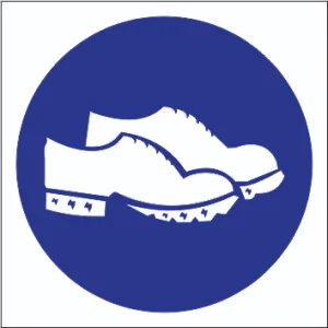 Conductive Shoes Shall Be Worn Sticker