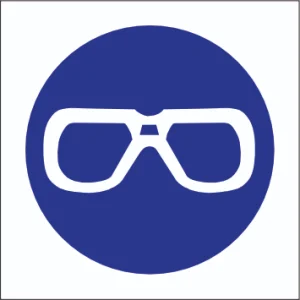 Eye Protection Shall Be Worn Sticker