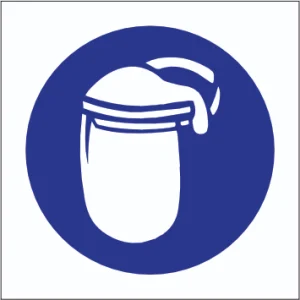 Face Protection Shall Be Worn Sticker