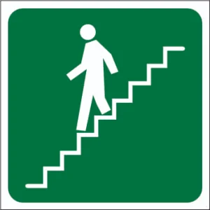 Stairs Going Down Stickers