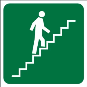 Stairs Going Up Stickers