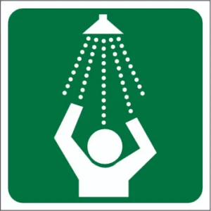 Safety Showers Stickers
