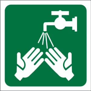 Tap for Washing Hands Sticker