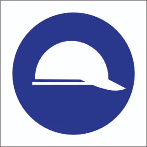 Head Protection Shall Be Worn Stickers