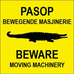 KM012 - Beware moving machinery