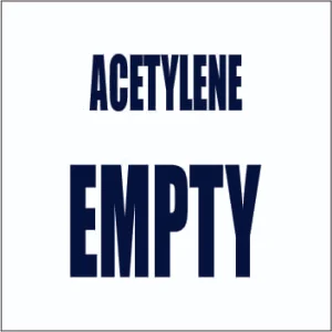 KM031 - Acetylene Empty