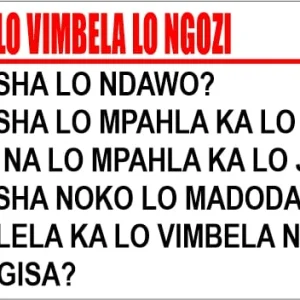 KM051 - LO NDLELA KA LO VIMBELA LO NGOZI