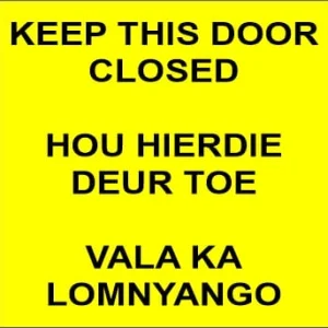 KM071 - Keep This Door Closed