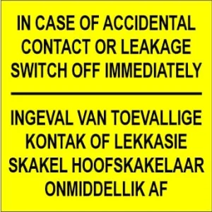KM098 - In case of accidental