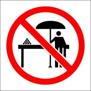 KM138 - No Street Vendor
