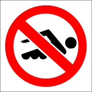 KM139 - NO Swimming