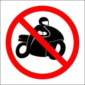 KM142 - No Motorbikes