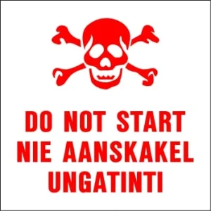 KM147 Safety Sign