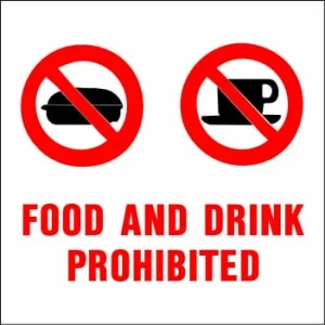 KM150 - Food and Drink Prohibited