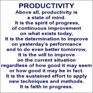KM201 - Productivity