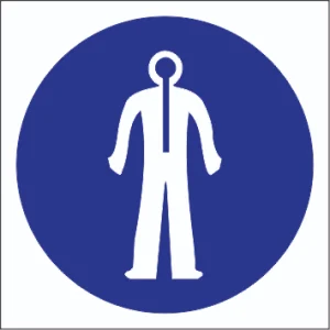 Thermal Suit Shall Be Worn Sticker