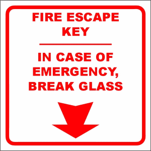 Fire Escape key