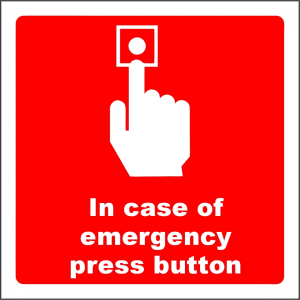 In Case of Emergency press button