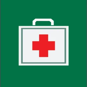 GA 35 First Aid Kit Safety Sign